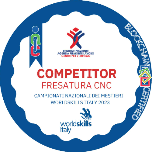 Competitor Fresatura CNC ai Campionati dei Mestieri WorldSkills Italy 2023